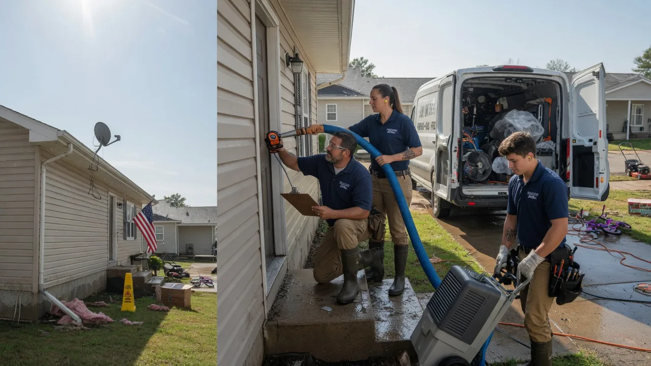 Ceiling Water Damage Restoration in Rome City, IN near me